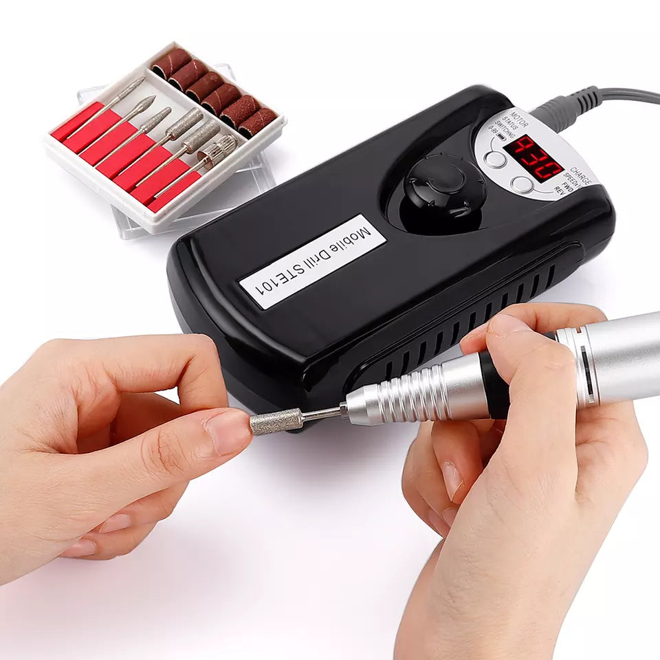 Pulidor De Uñas Recargable Portatil Acrilicas-gel Drill STE-101