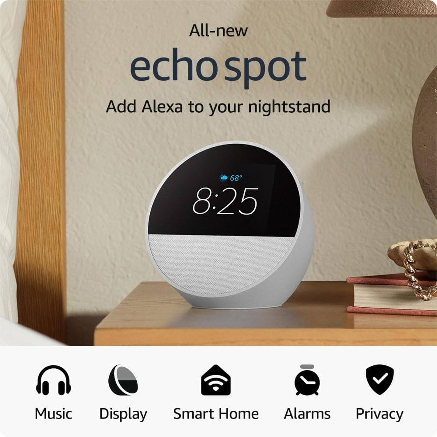 Alexa Echo Spot Parlante Asistente Inteligente ECPS01