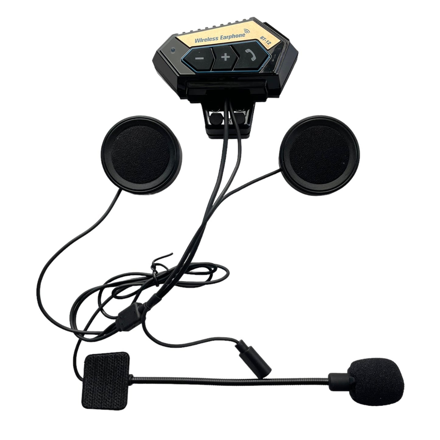 Audifonos Recargables Bluetooth Para Casco Moto BT12-2 ¡Envió Gratis!