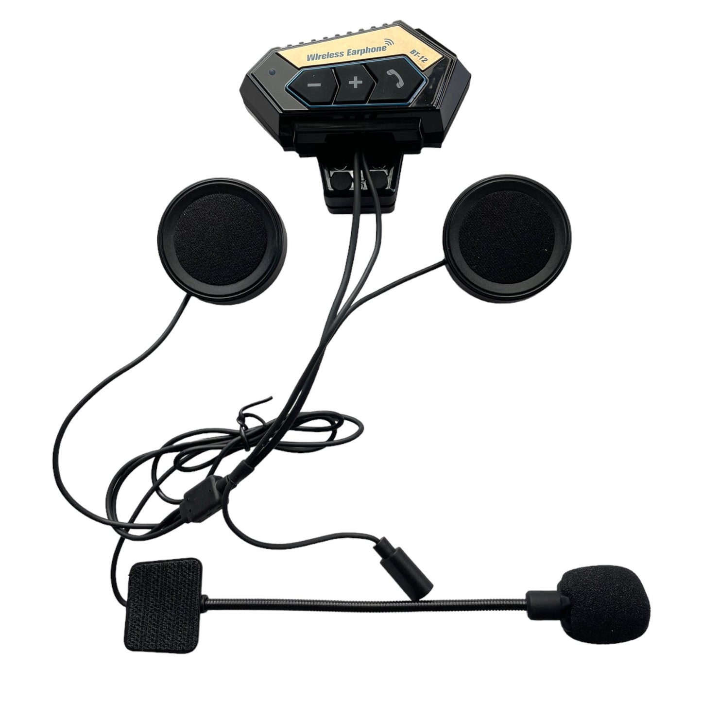 Audifonos Recargables Bluetooth Para Casco Moto BT12-2 ¡Envió Gratis!