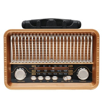 RADIO PARLANTE ANTIGUO ESTILO VINTAGE M-1232BT