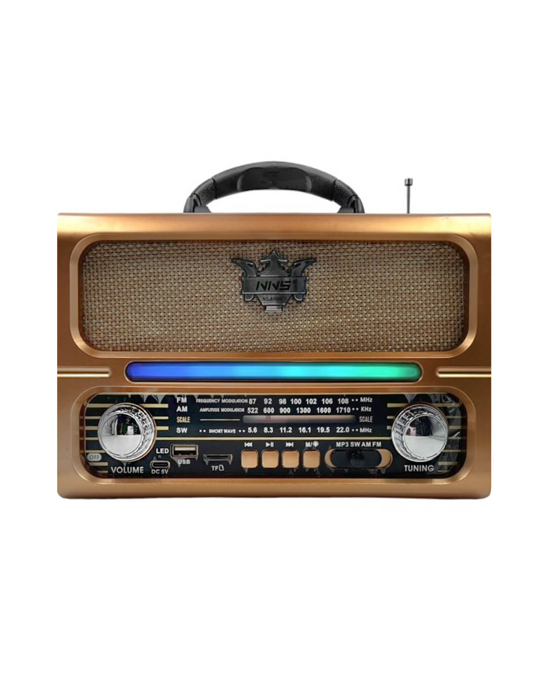 PARLANTE VINTAGE NS8188BT