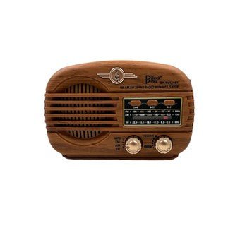 Radio Vintage Mini Potente Bp-121bt Recargable