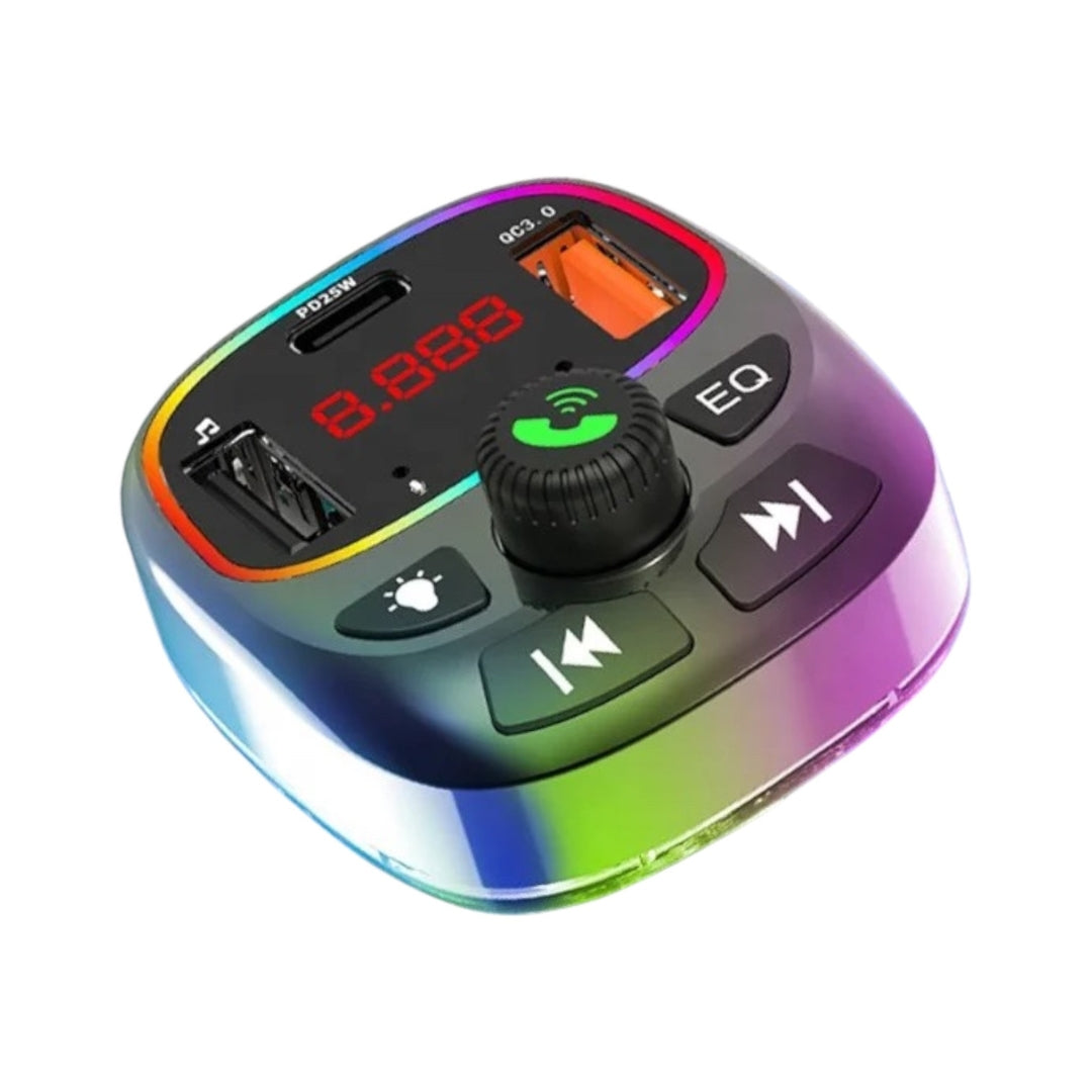 Trasmisor FM-MP3 Con Bluetooth Para Carro T8S