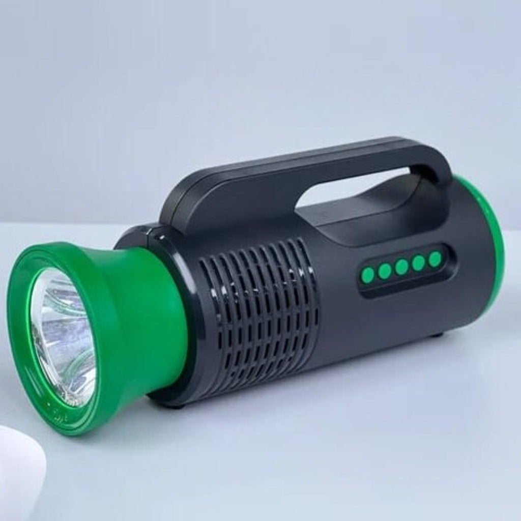Radio Parlante Con Linterna Y Panel Solar ZQS1352